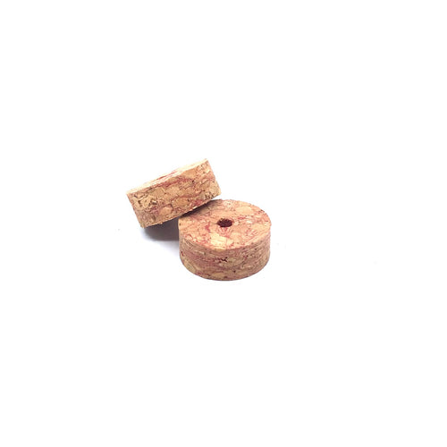 Custom Rod Building Cork Rings, 1.25 or 1.5 x .5', 1/4 Bore, 50 Pack